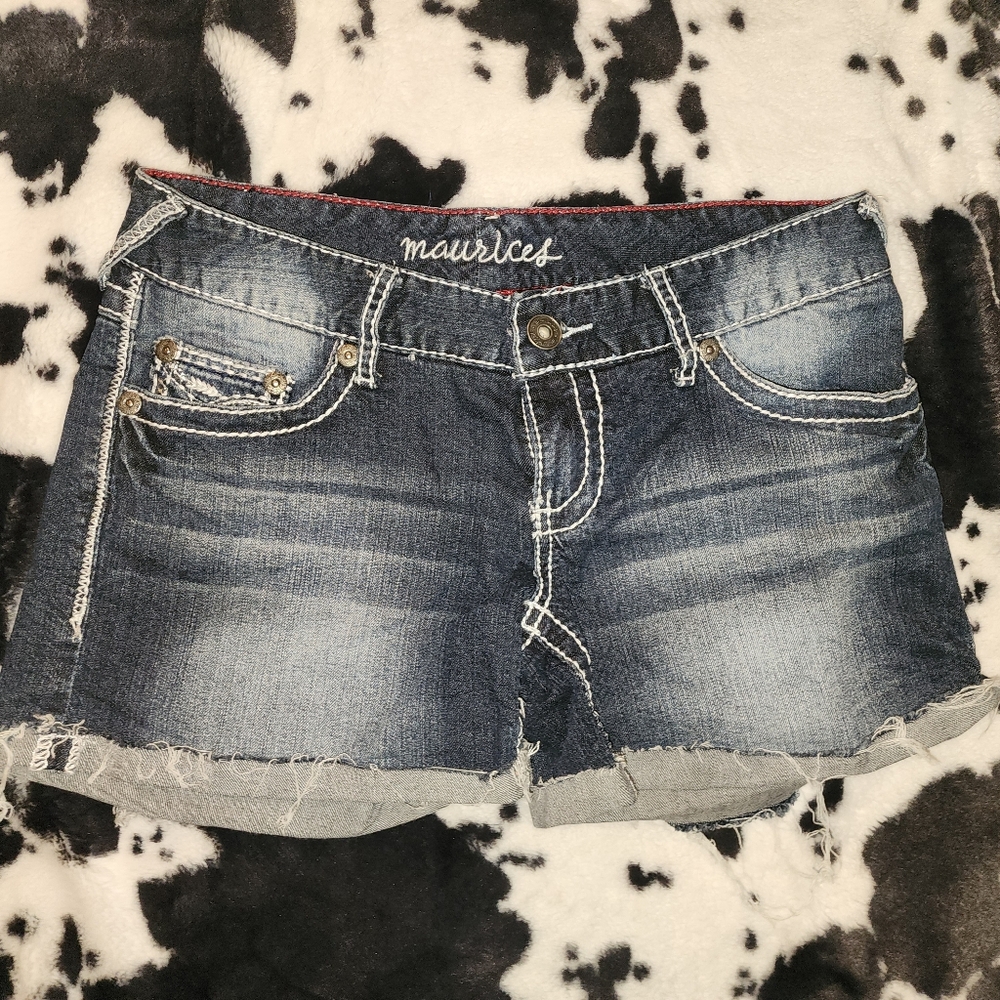 Maurice's jean shorts